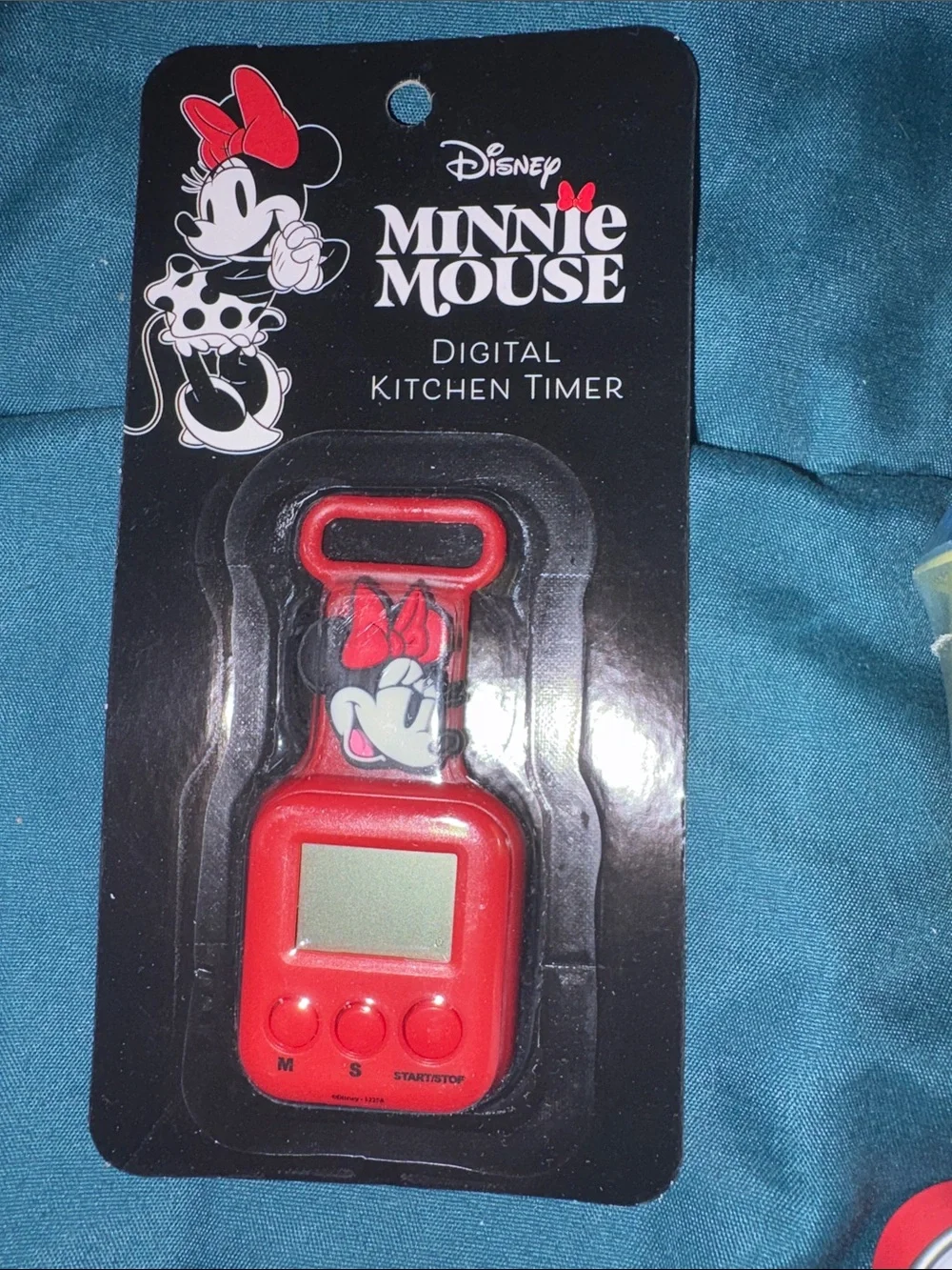 Disney Mickey Red Snack Tin & Food Storage Containers, & Minnie Timer